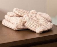 Navaris Geschenkset Babydecke mit Mütze und Handschuhen