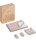 Navaris Geschenkset Babydecke mit Mütze und Handschuhen