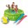 Kinder Sommerpool 3er Set mit Wasserball & Wassernudeln