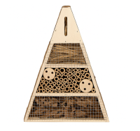 NAVARIS Insektenhotel Holz – XXL Naturbelassenes...