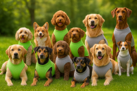 HUNTER Hunde-Kühlweste 2in1 inkl. Geschirr leichtes...